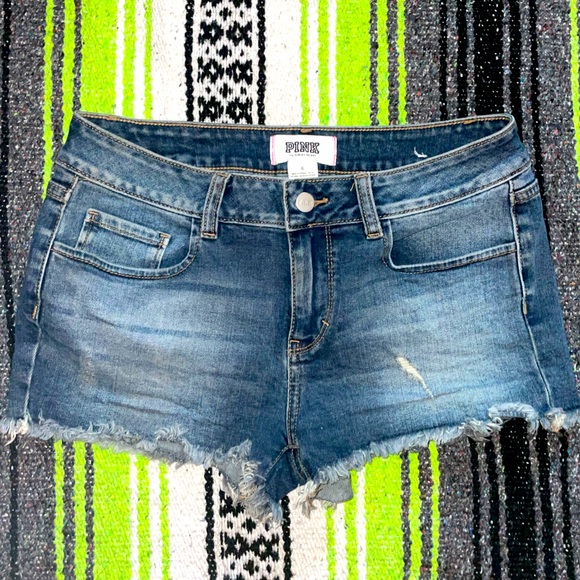 PINK by Victorias Secret DENIM SHORTS - Picture 1 of 2